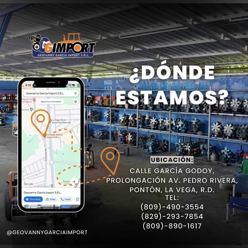 Ubicación de Geovanny García Import en La Vega, R.D.